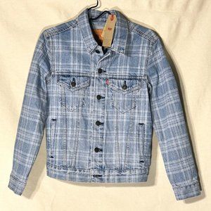 Levi's Original Trucker Jacket, "Lemongrass Plaid"
